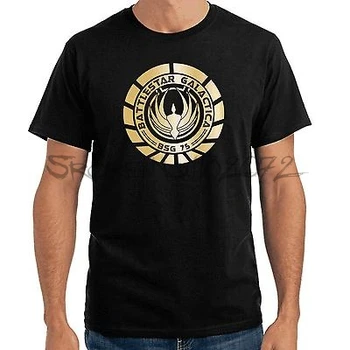Battlestar Galactica | BSG 75 | SciFi | značka fashion T-Shirt mužov bavlna t-shirts 4XL 5XL euro veľkosť drop shipping